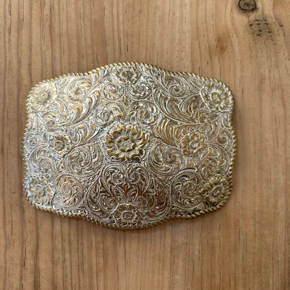 Vintage 4 3/4” x 6” Western “trophy” Belt Buckle - Picture 2 of 6